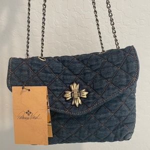 Patricia Nash Denim Stonewashed Purse